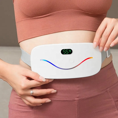 Smart Library Menstrual Period Pain Relief Warm Heating Belt Period Cramp Massager Portable Heating Pads for Menstrual Cramps