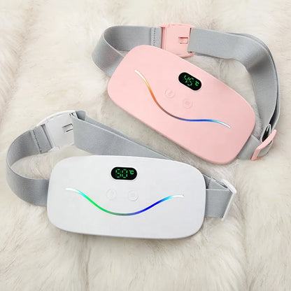 Smart Library Menstrual Period Pain Relief Warm Heating Belt Period Cramp Massager Portable Heating Pads for Menstrual Cramps