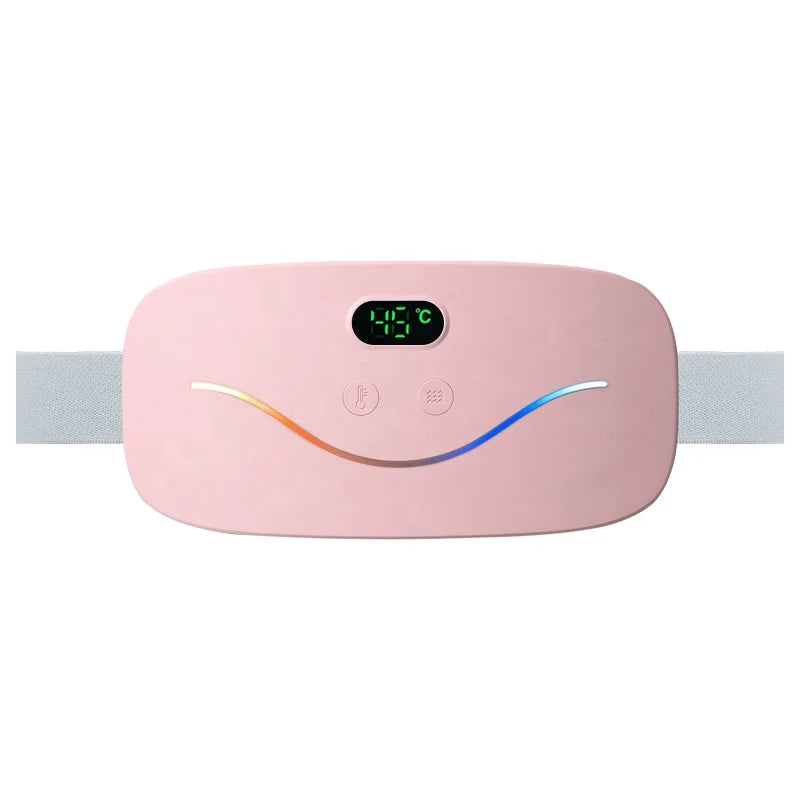 Smart Library Menstrual Period Pain Relief Warm Heating Belt Period Cramp Massager Portable Heating Pads for Menstrual Cramps